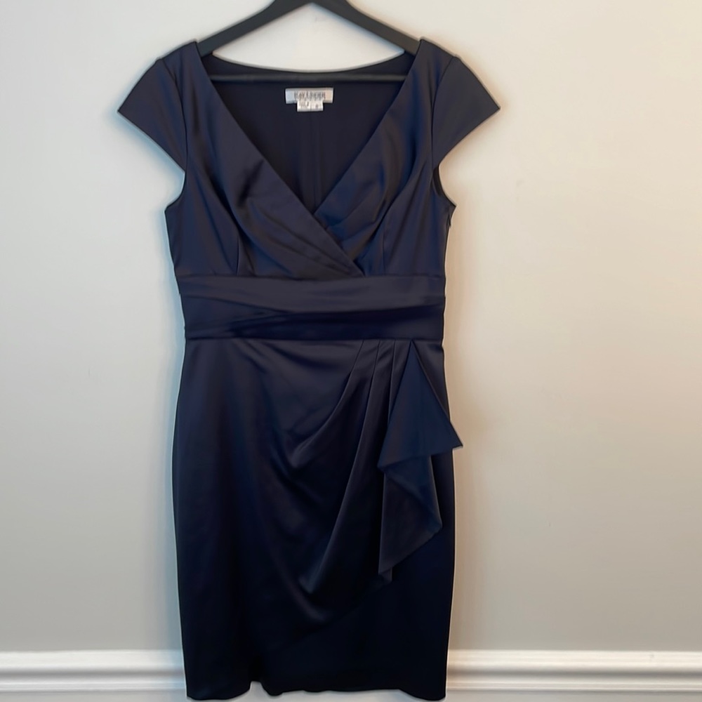 Kay Unger Semi-Formal Dark Navy Dress